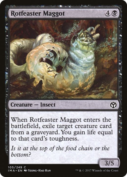 Rotfeaster Maggot in the group Magic the Gathering / Types / Colors / Black at Proxyprinters.com (75966)