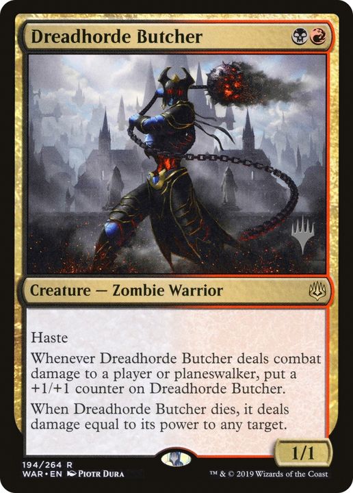 Dreadhorde Butcher in the group Magic the Gathering / Types / Colors / Multicolors / B, R at Proxyprinters.com (75968)