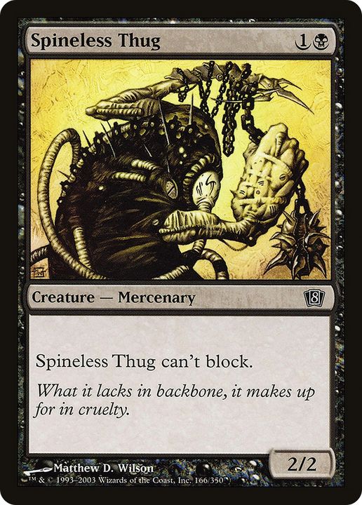 Spineless Thug in the group Magic the Gathering / Types / Colors / Black at Proxyprinters.com (75980)