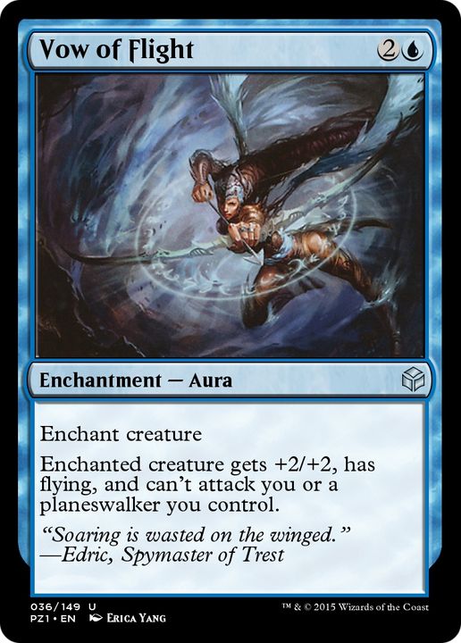 Vow of Flight in the group Magic the Gathering / Types / Colors / Blue at Proxyprinters.com (75984)