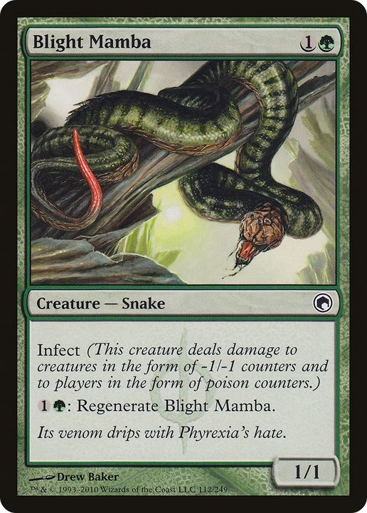 Blight Mamba in the group Magic the Gathering / Types / Colors / Green at Proxyprinters.com (75990)