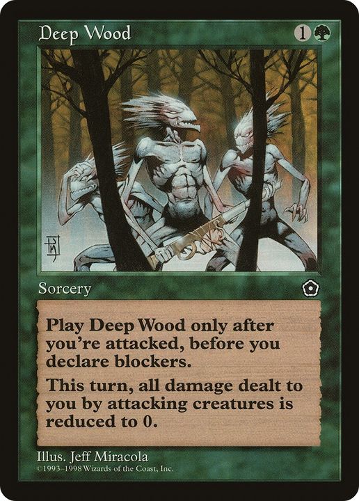 Deep Wood in the group Magic the Gathering / Types / Colors / Green at Proxyprinters.com (76004)