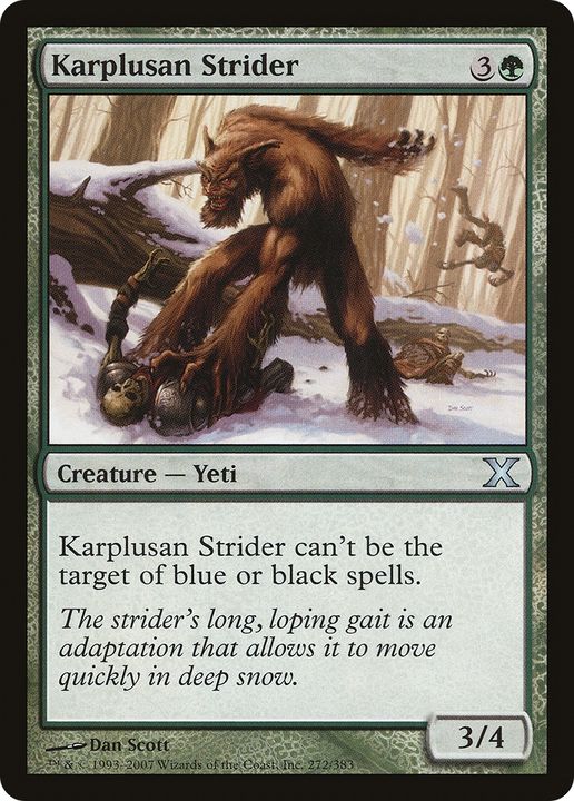 Karplusan Strider in the group Magic the Gathering / Types / Colors / Green at Proxyprinters.com (76006)