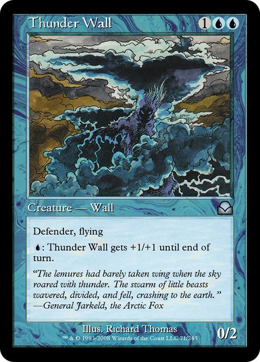 Thunder Wall in the group Magic the Gathering / Types / Colors / Blue at Proxyprinters.com (76015)