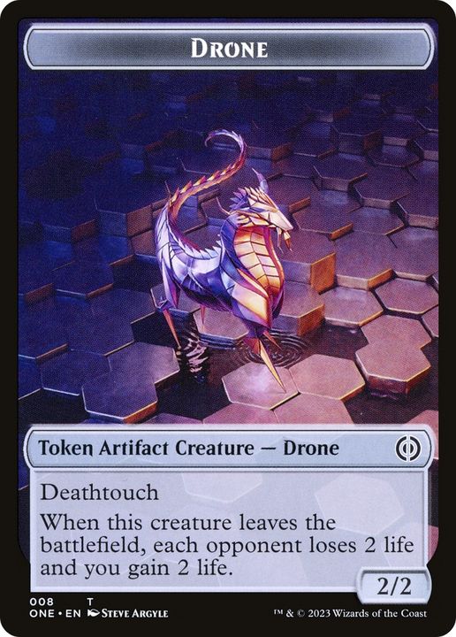 Drone in the group Magic the Gathering / Sets / Phyrexia: All Will Be One Tokens at Proxyprinters.com (76018)