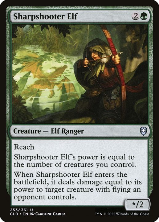 Sharpshooter Elf in the group Magic the Gathering / Types / Colors / Green at Proxyprinters.com (76060)