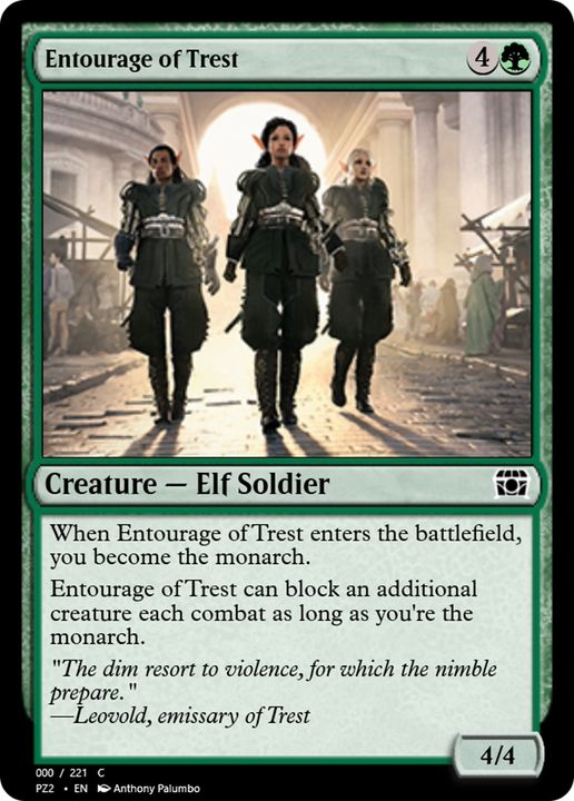 Entourage of Trest in the group Magic the Gathering / Types / Colors / Green at Proxyprinters.com (76073)