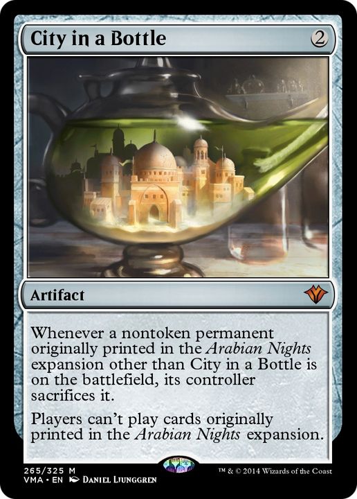 City in a Bottle in the group Magic the Gathering / Sets / Vintage Masters at Proxyprinters.com (76075)