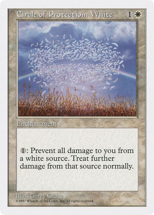 Circle of Protection: White in the group Magic the Gathering / Types / Enchantment / Enchantment at Proxyprinters.com (7609)