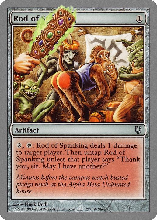 Rod of Spanking in the group Magic the Gathering / Types / Artifacts / Artifact at Proxyprinters.com (76104)