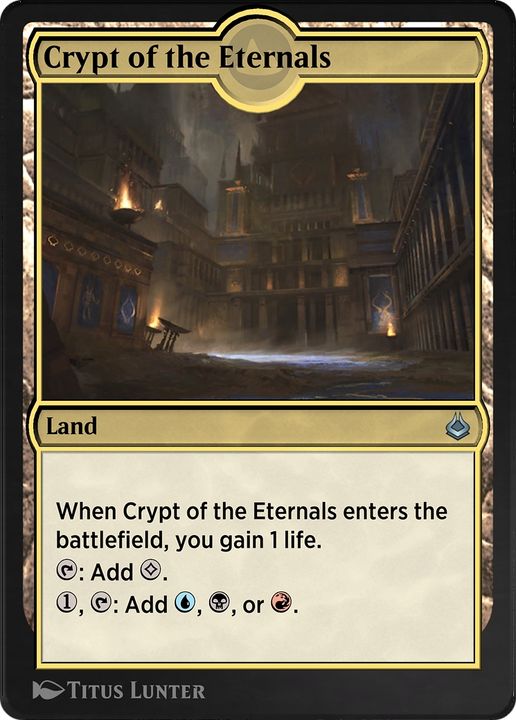 Crypt of the Eternals in the group Magic the Gathering / Types / Colors / Colorless at Proxyprinters.com (76115)