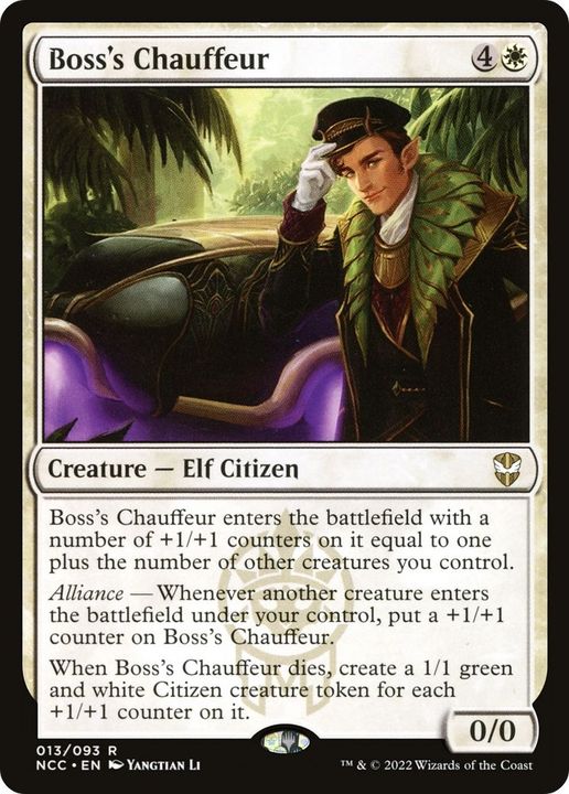 Boss's Chauffeur in the group Magic the Gathering / Sets / New Capenna Commander at Proxyprinters.com (7612)