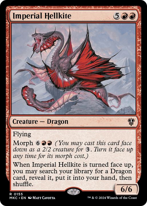 Imperial Hellkite in the group Magic the Gathering / Types / Colors / Red at Proxyprinters.com (76123)