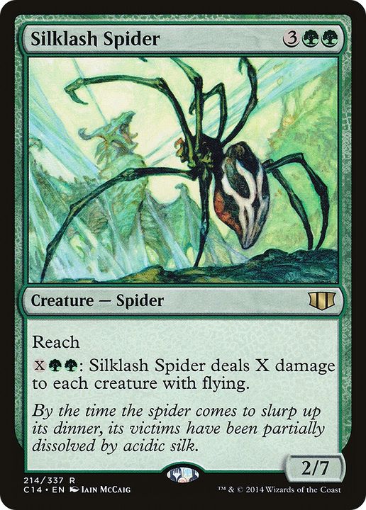 Silklash Spider in the group Magic the Gathering / Types / Colors / Green at Proxyprinters.com (76141)