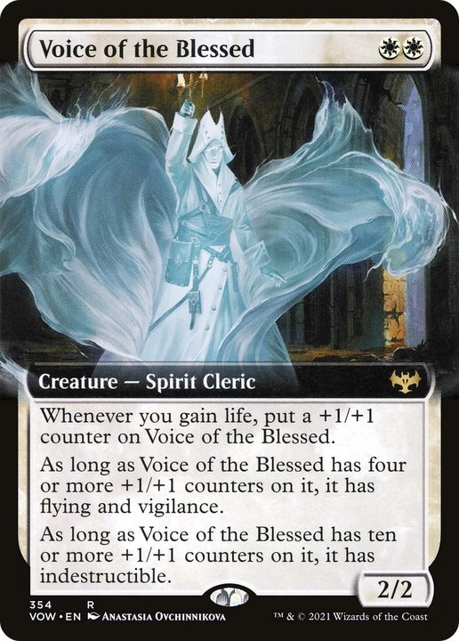 Voice of the Blessed in the group Magic the Gathering / Types / Colors / White at Proxyprinters.com (76148)