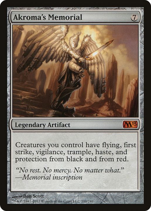 Akroma's Memorial in the group Magic the Gathering / Types / Artifacts / Legendary Artifact at Proxyprinters.com (76156)