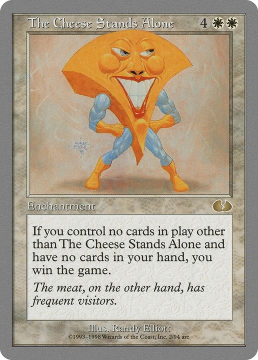 The Cheese Stands Alone in the group Magic the Gathering / Types / Enchantment / Enchantment at Proxyprinters.com (76177)