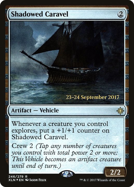 Shadowed Caravel in the group Magic the Gathering / Sets / Ixalan Promos at Proxyprinters.com (76242)