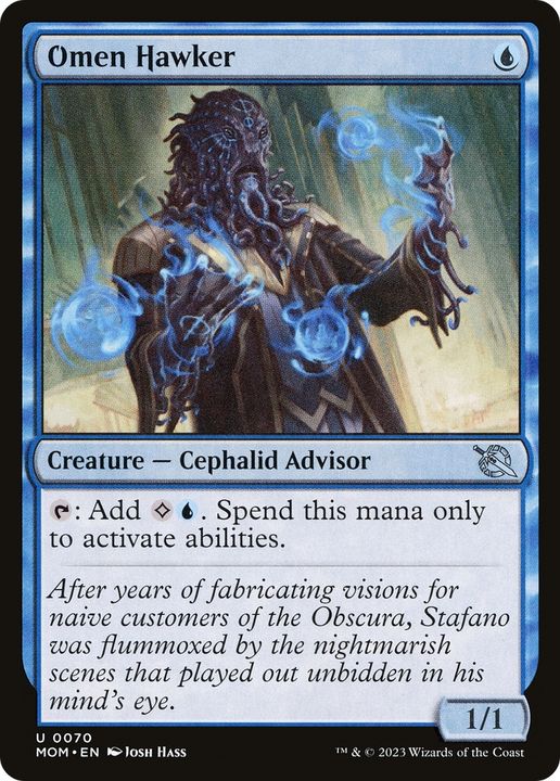 Omen Hawker in the group Magic the Gathering / Types / Colors / Blue at Proxyprinters.com (76293)