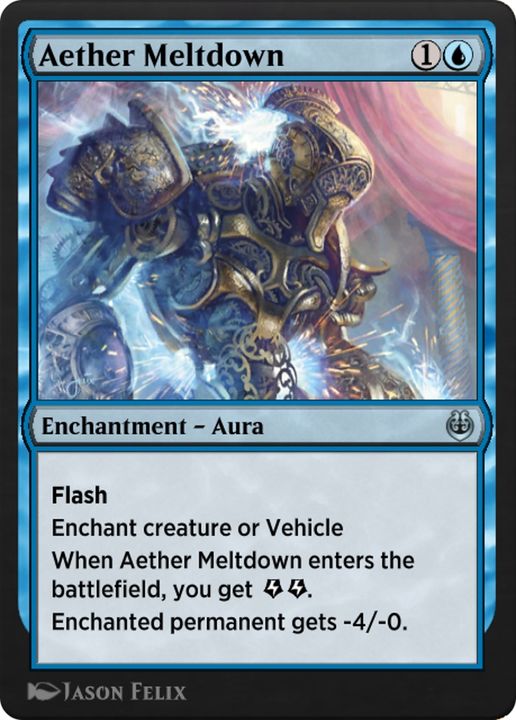 Aether Meltdown in the group Magic the Gathering / Types / Colors / Blue at Proxyprinters.com (76295)