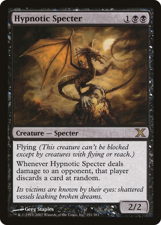 Hypnotic Specter in the group Magic the Gathering / Sets / Tenth Edition at Proxyprinters.com (76322)