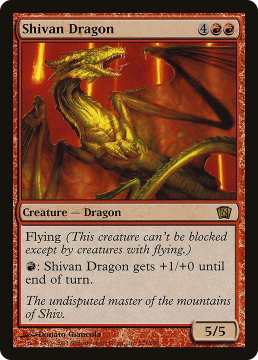 Shivan Dragon in the group Magic the Gathering / Types / Colors / Red at Proxyprinters.com (76324)