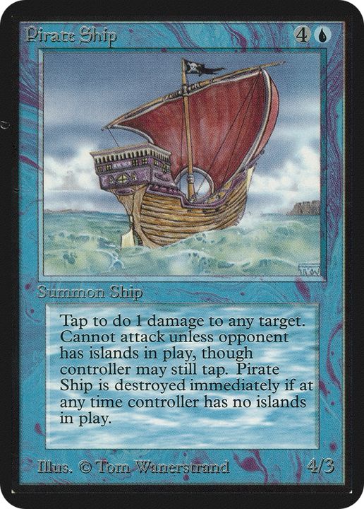 Pirate Ship in the group Magic the Gathering / Sets / Limited Edition Alpha at Proxyprinters.com (76366)