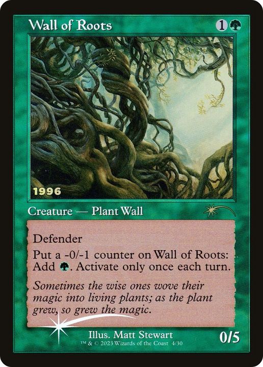 Wall of Roots in the group Magic the Gathering / Types / Colors / Green at Proxyprinters.com (7639)