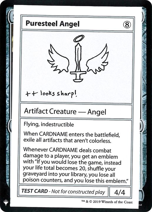 Puresteel Angel in the group Magic the Gathering / Types / Colors / Colorless at Proxyprinters.com (76390)