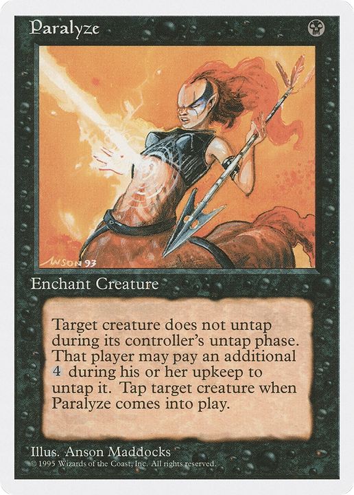 Paralyze in the group Magic the Gathering / Types / Colors / Black at Proxyprinters.com (76411)