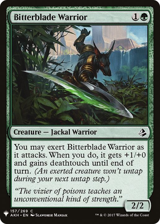 Bitterblade Warrior in the group Magic the Gathering / Types / Creatures / Warrior at Proxyprinters.com (76425)