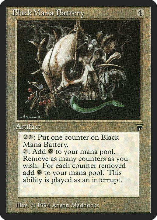 Black Mana Battery in the group Magic the Gathering / Types / Artifacts / Artifact at Proxyprinters.com (76428)