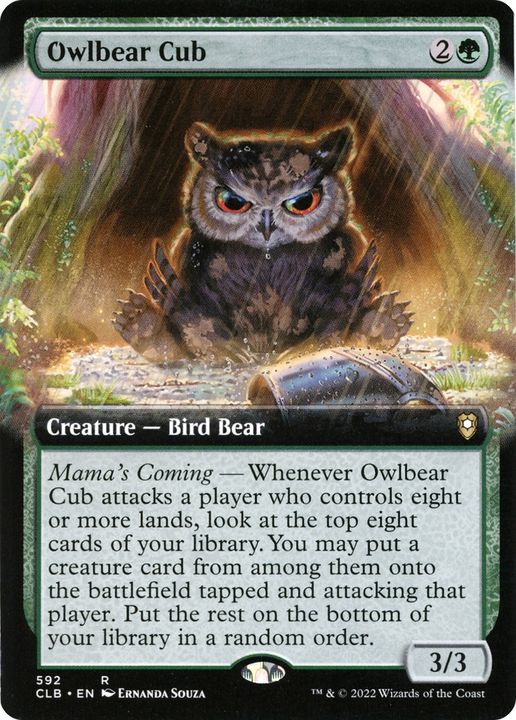 Owlbear Cub in the group Magic the Gathering / Types / Colors / Green at Proxyprinters.com (76452)