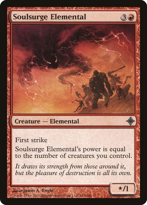 Soulsurge Elemental in the group Magic the Gathering / Types / Colors / Red at Proxyprinters.com (76455)