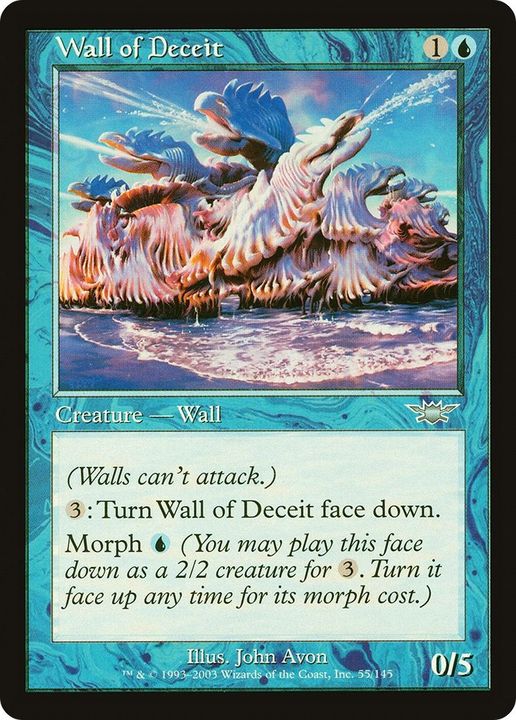 Wall of Deceit in the group Magic the Gathering / Types / Colors / Blue at Proxyprinters.com (7648)