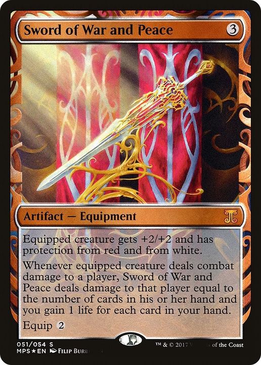 Sword of War and Peace in the group Magic the Gathering / Types / Artifacts / Artifact at Proxyprinters.com (7650)