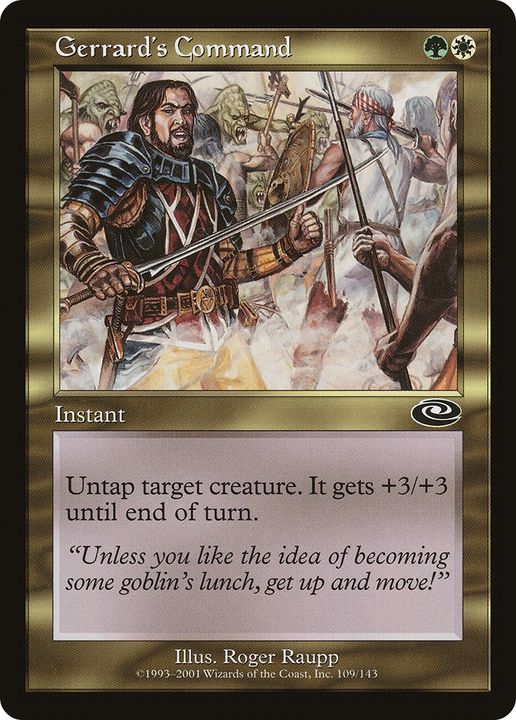 Gerrard's Command in the group Magic the Gathering / Sets / Planeshift at Proxyprinters.com (76515)