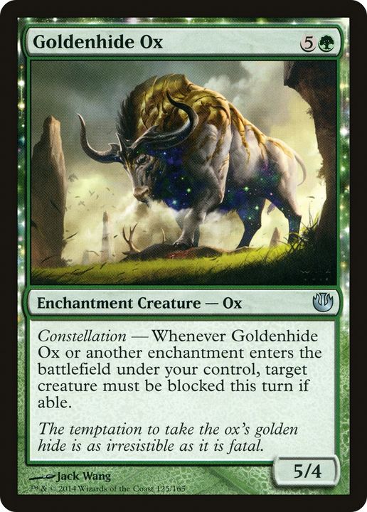 Goldenhide Ox in the group Magic the Gathering / Sets / Journey into Nyx at Proxyprinters.com (76525)