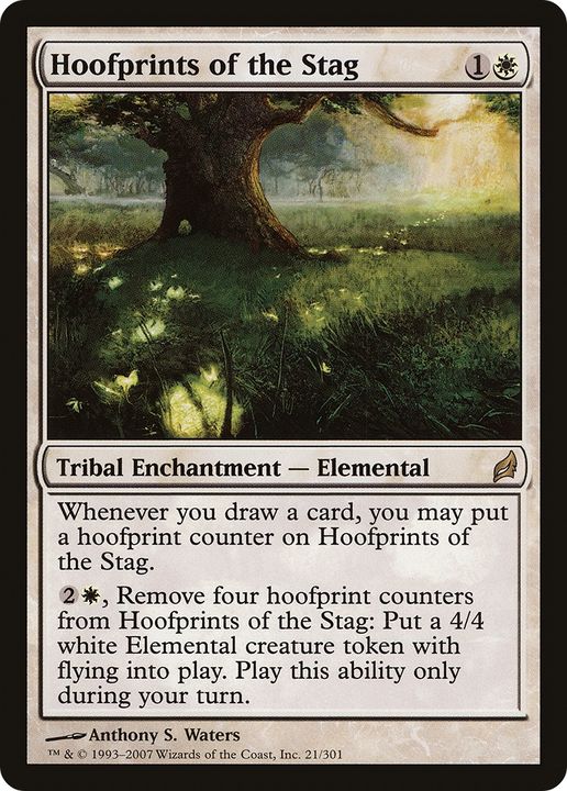 Hoofprints of the Stag in the group Magic the Gathering / Types / Colors / White at Proxyprinters.com (76543)