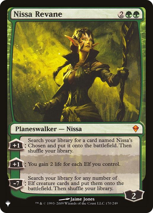 Nissa Revane in the group Magic the Gathering / Sets / The List at Proxyprinters.com (76544)