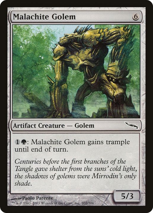 Malachite Golem in the group Magic the Gathering / Sets / Mirrodin Promos at Proxyprinters.com (76558)