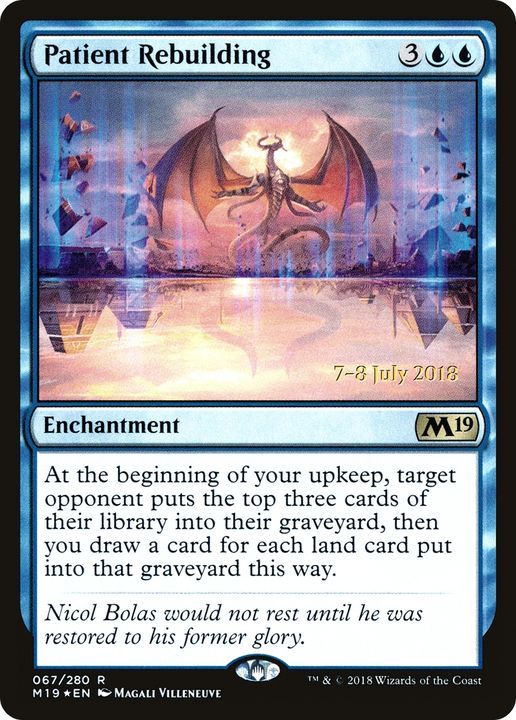 Patient Rebuilding in the group Magic the Gathering / Sets / Core Set 2019 Promos at Proxyprinters.com (76559)