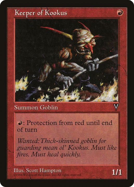 Keeper of Kookus in the group Magic the Gathering / Types / Colors / Red at Proxyprinters.com (76561)