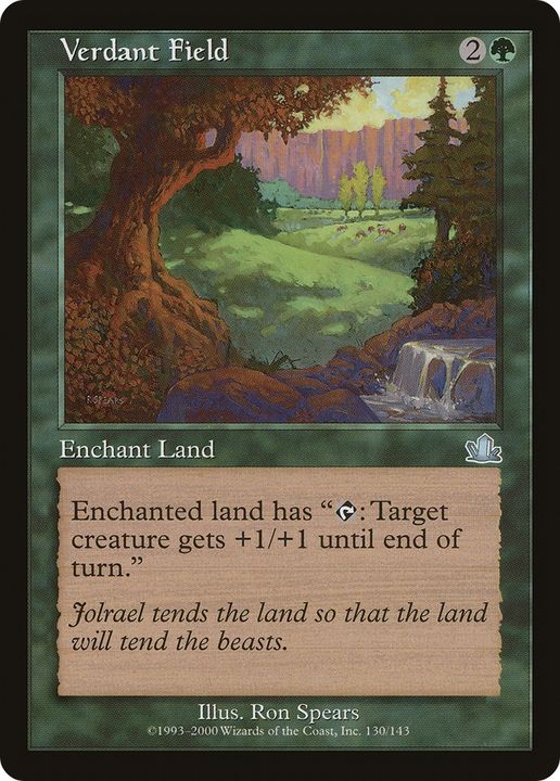 Verdant Field in the group Magic the Gathering / Types / Colors / Green at Proxyprinters.com (76571)