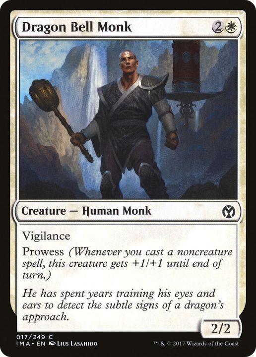 Dragon Bell Monk in the group Magic the Gathering / Types / Colors / White at Proxyprinters.com (76572)