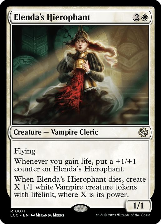 Elenda's Hierophant in the group Magic the Gathering / Types / Colors / White at Proxyprinters.com (76588)