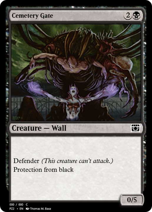 Cemetery Gate in the group Magic the Gathering / Types / Colors / Black at Proxyprinters.com (76598)