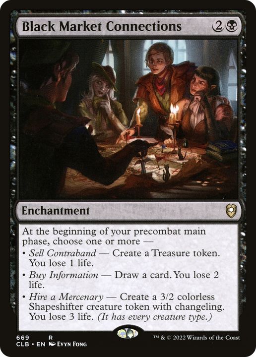 Black Market Connections in the group Magic the Gathering / Types / Enchantment / Enchantment at Proxyprinters.com (76613)