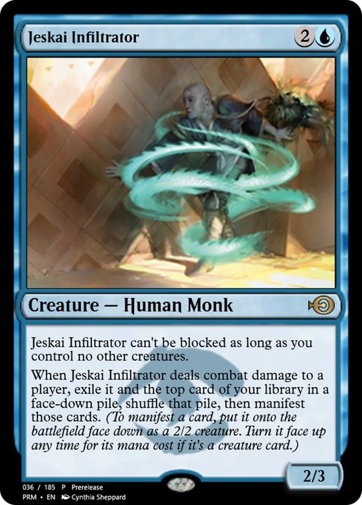 Jeskai Infiltrator in the group Magic the Gathering / Types / Colors / Blue at Proxyprinters.com (76626)