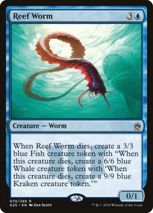 Reef Worm in the group Magic the Gathering / Types / Colors / Blue at Proxyprinters.com (76632)